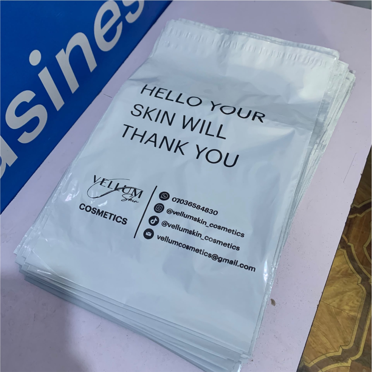 Custom courier bags printed by Waaprint in Nigeria