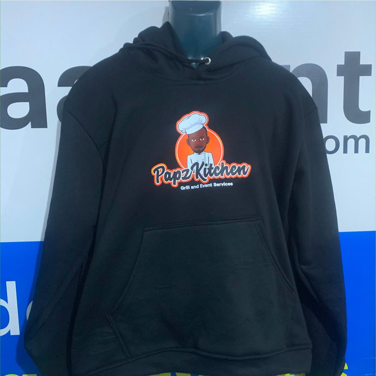 Custom hoodie printed by Waaprint