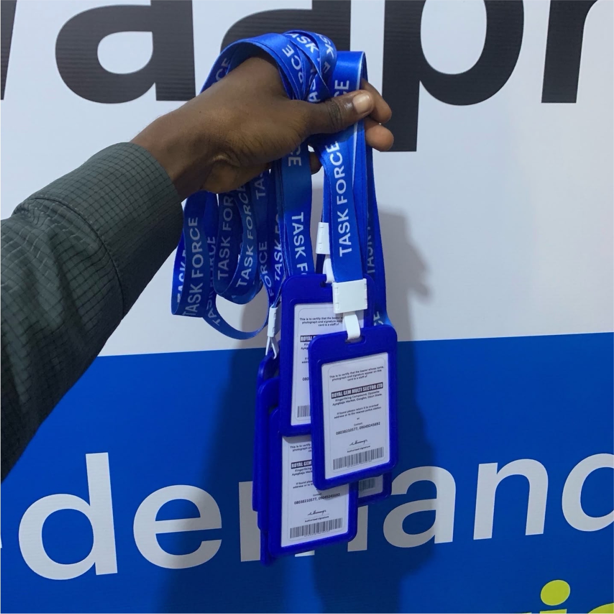ID card lanyard option
