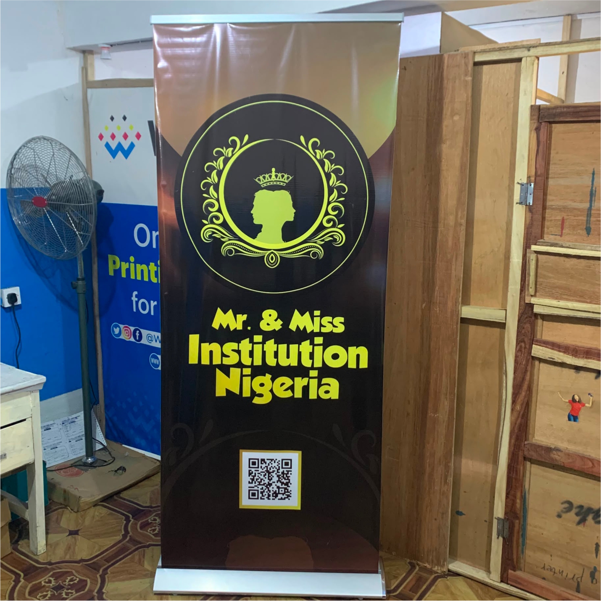 Waaprint roll-up banner