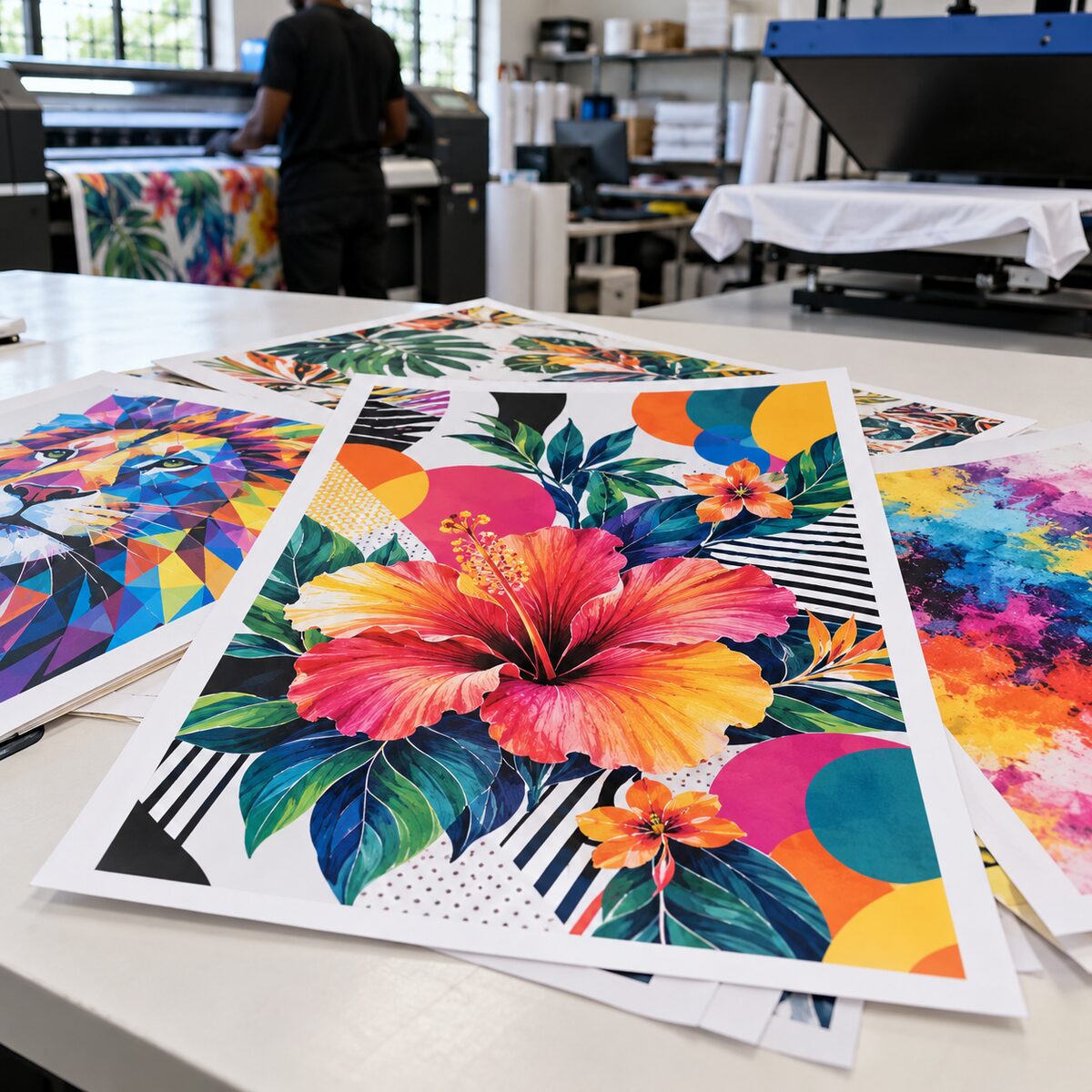 A4 sublimation transfer sheets by Waaprint